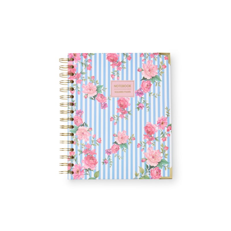 Cuaderno Emily con interior cuadrícula en tamaño A5.